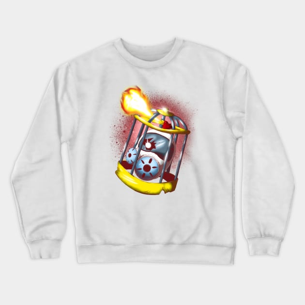 Pyro Cage Crewneck Sweatshirt by Lucafear